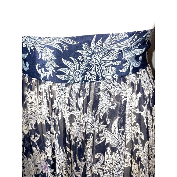 Linda Allard Ellen Tracy Vintage Women’s Silk Full Skirt size 4 Boho Whimsigoth - Picture 3 of 9